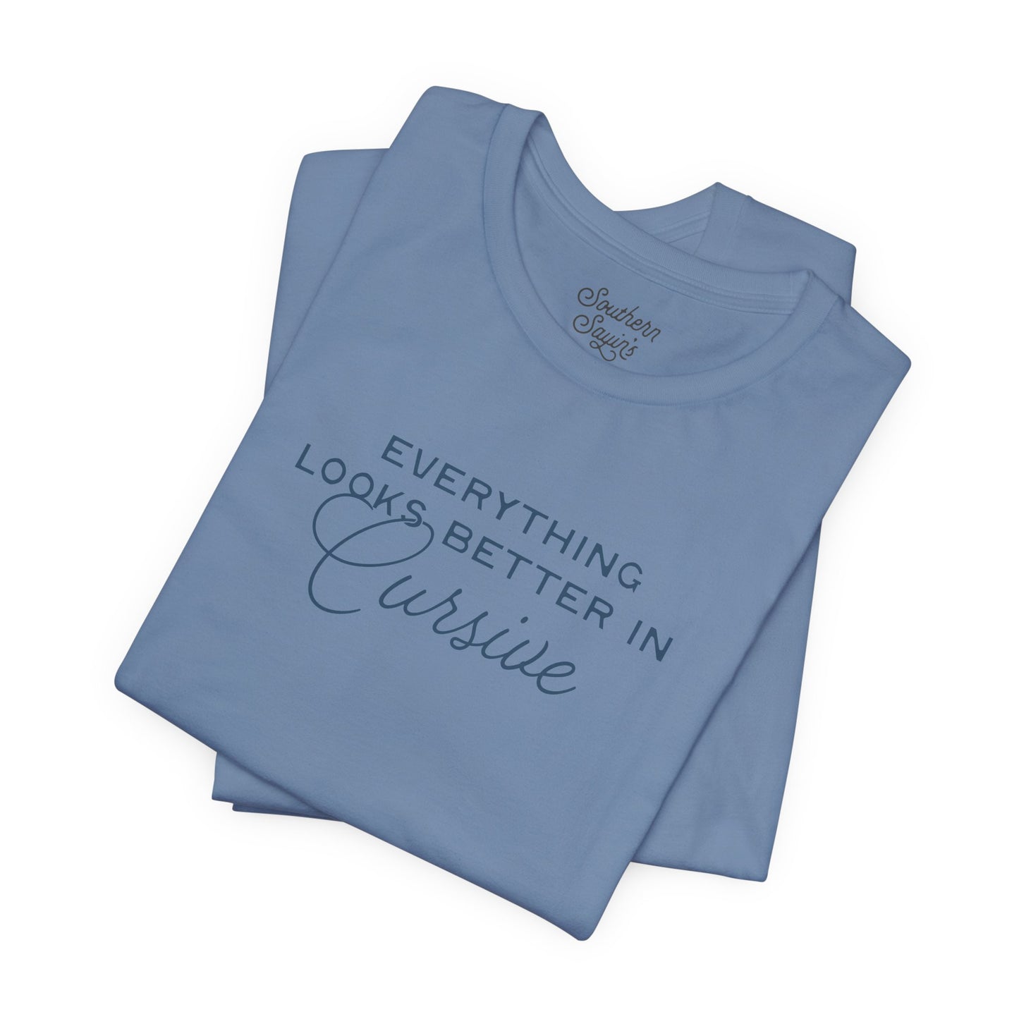 Cursive Tee