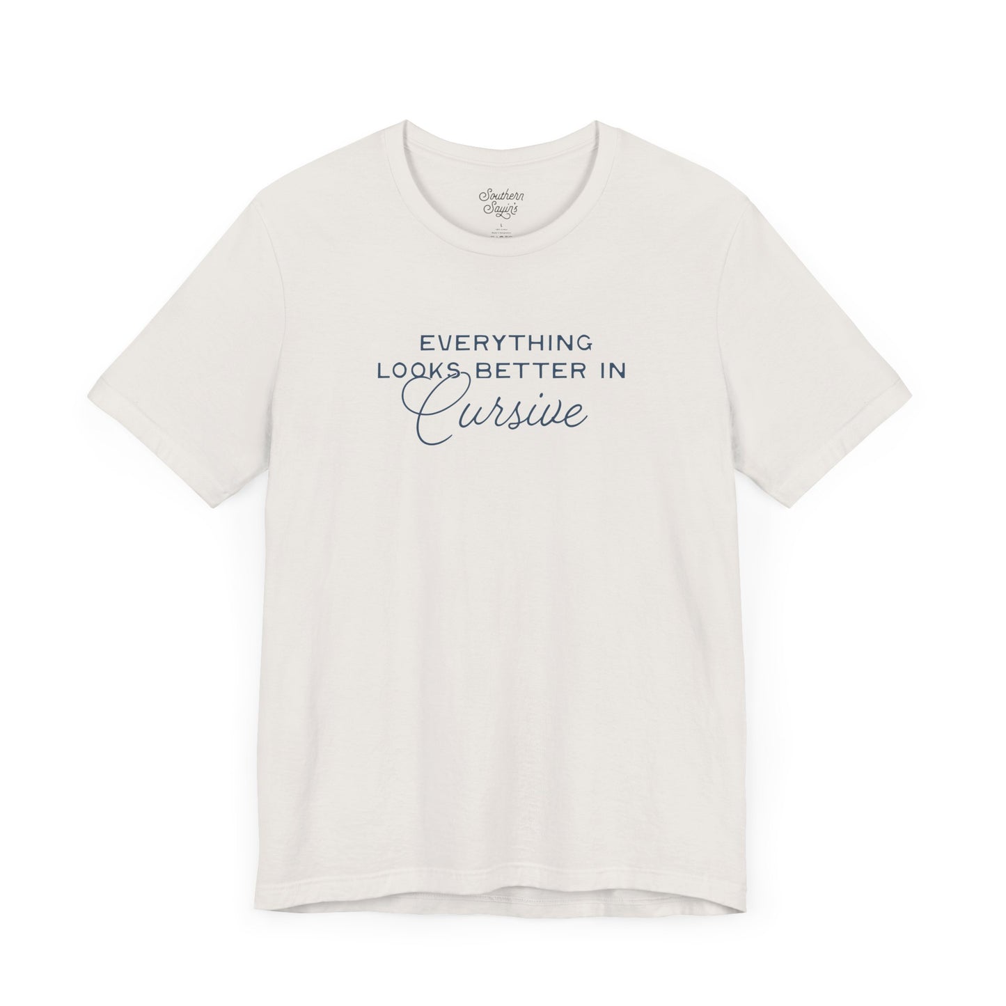 Cursive Tee