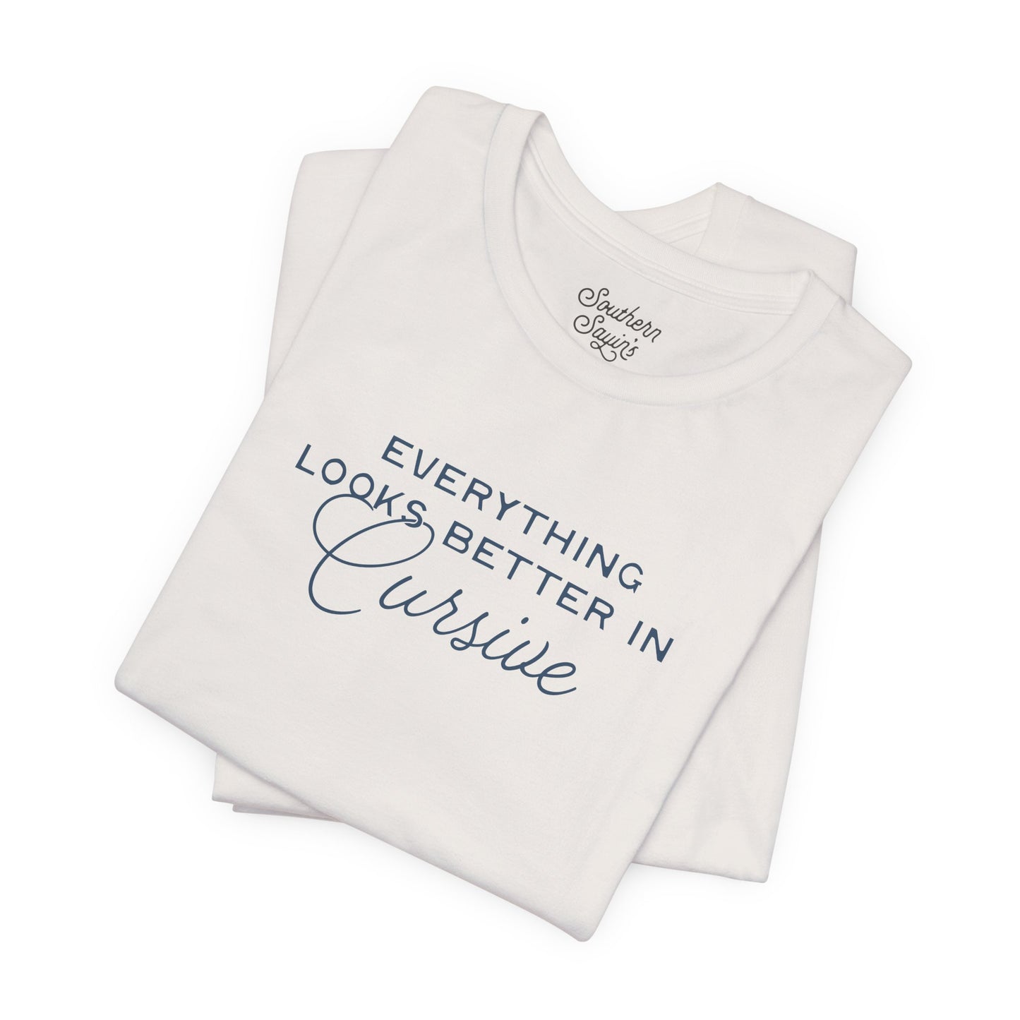 Cursive Tee