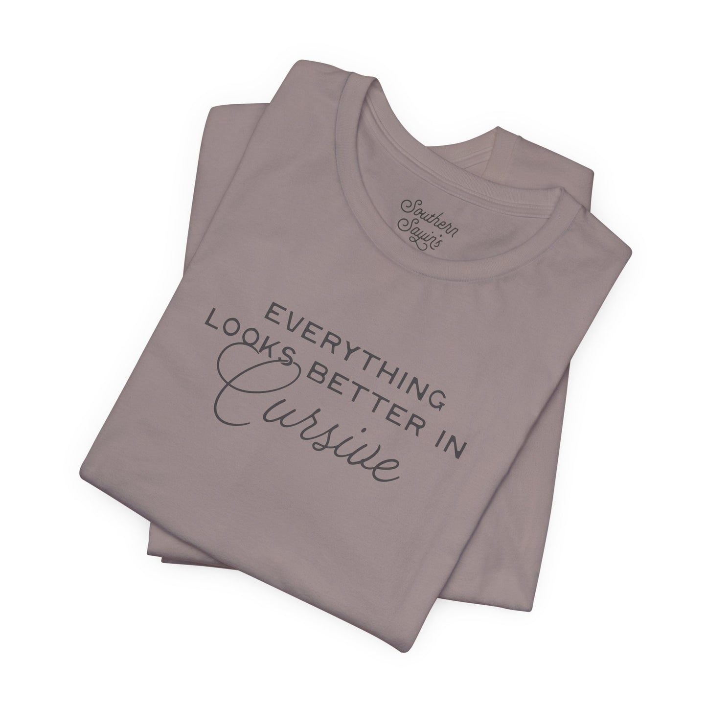 Cursive Tee